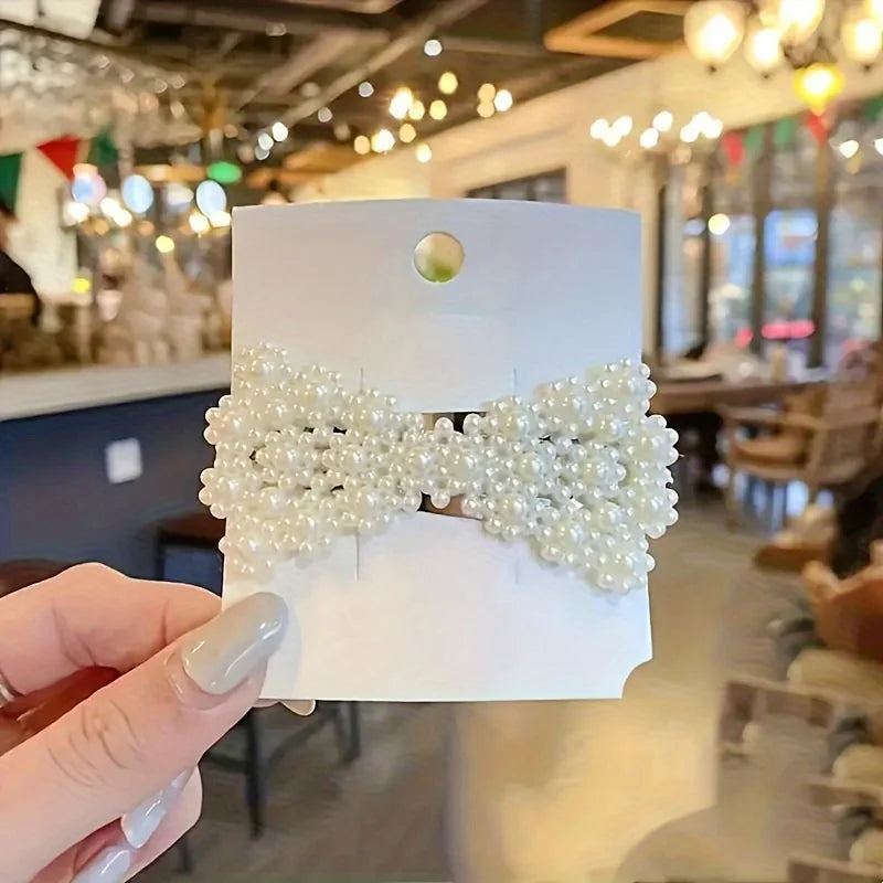 21pcs Elegant Bow Hair Clips – French & Korean Style Duckbill Peaceful Pleasures Health and Wellness