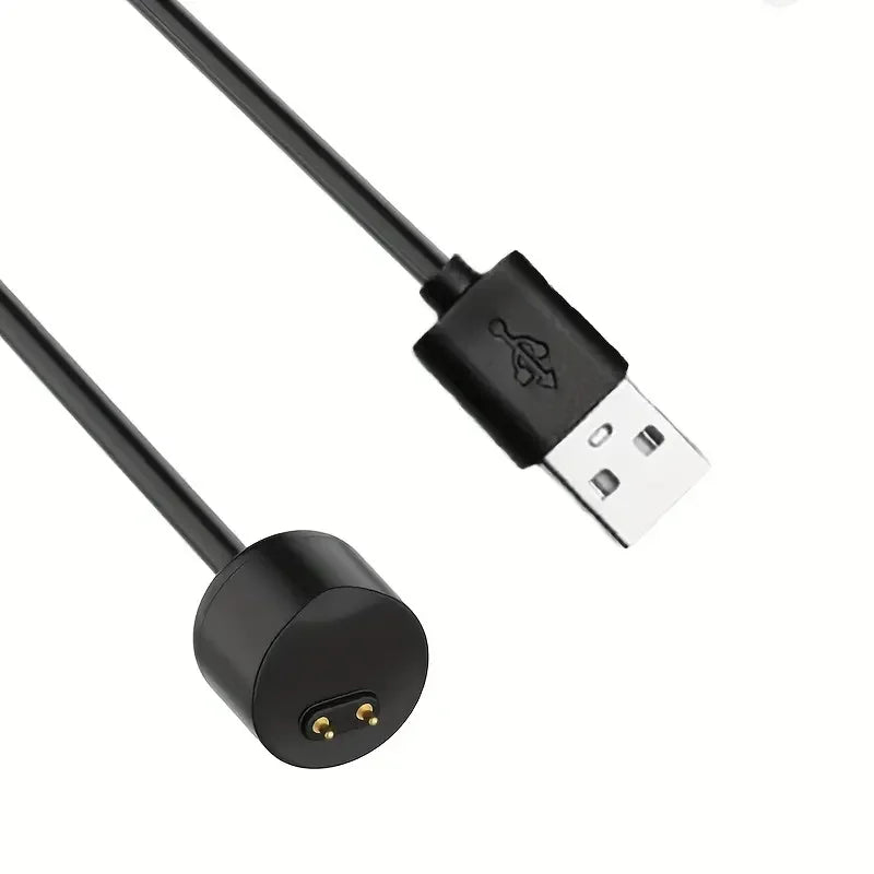 Magnetic USB Charger for Xiaomi Mi Band 5, 6 & 7 Peaceful Pleasures Health and Wellness Black