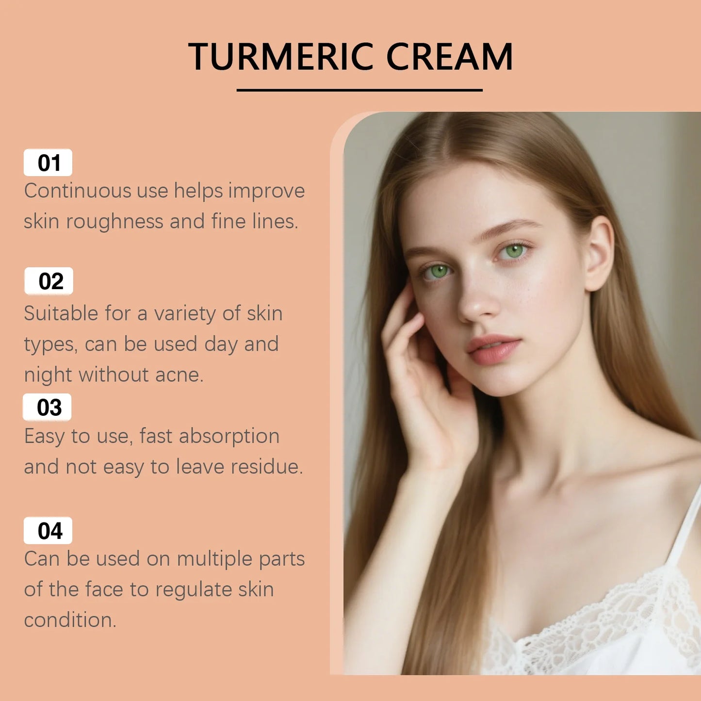 Turmeric Brightening Skincare Set – Cream & Cleanser