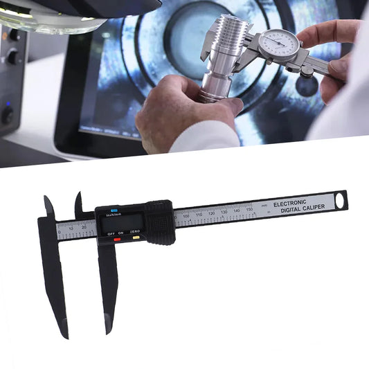 150mm/300mm Digital Electronic Caliper Carbon Ruler with Long Jaw Measuring Tool Electronic Caliper Ruler Measuring Tool Caliper Peaceful Pleasures Health and Wellness