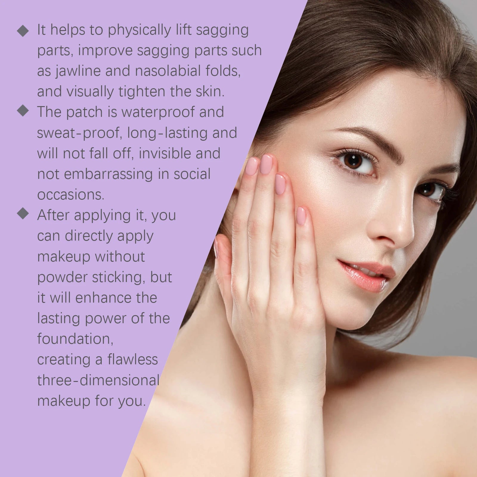 Invisible Firming Face Tape for Skin Tightening and Lifting Peaceful Pleasures Health and Wellness