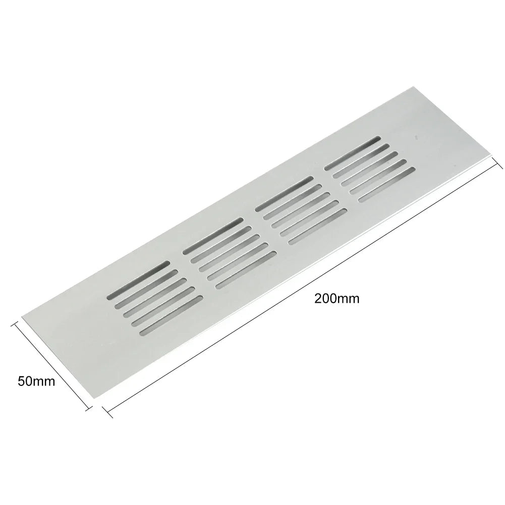 50mm Aluminum Ventilation Grille | Cabinet & Wardrobe Air Vent