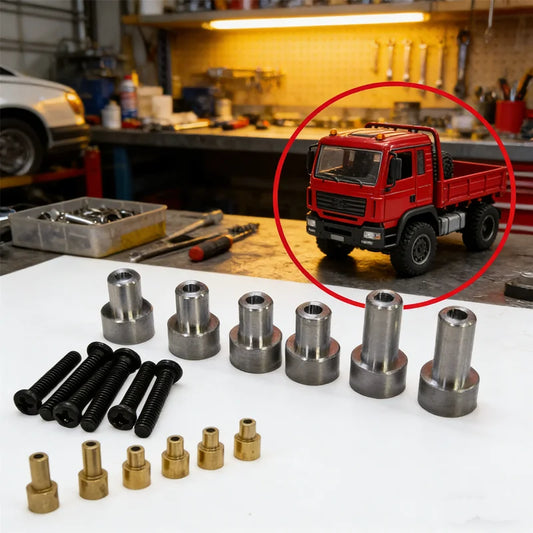 Metal Lift Kit for 1/12 MN82 MN82S RC Monster Truck Body Raise RC Truck Upgrade Kit Peaceful Pleasures Health and Wellness