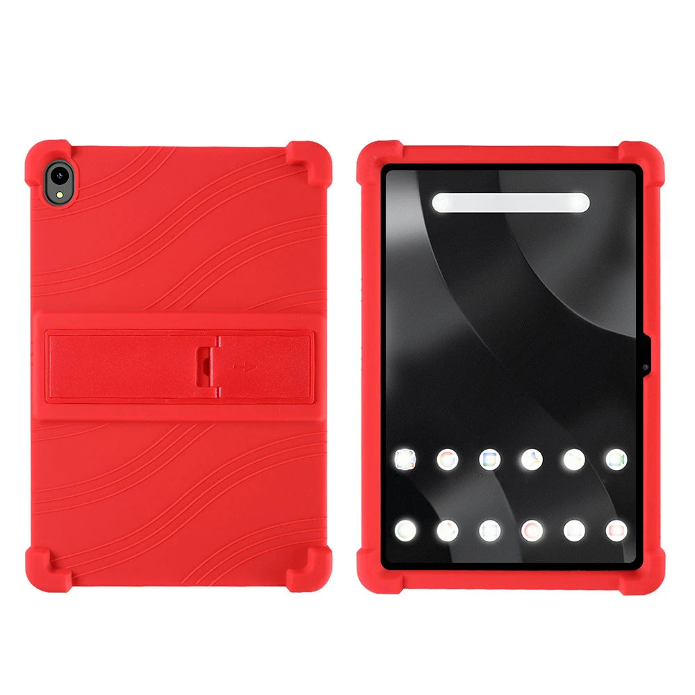 For Onn 12.1 Tablet Pro 2024 Model Case Shockproof Cover 12.1 Inch Soft All-Inclusive Drop-Proof Protective Case Peaceful Pleasures Health and Wellness Red