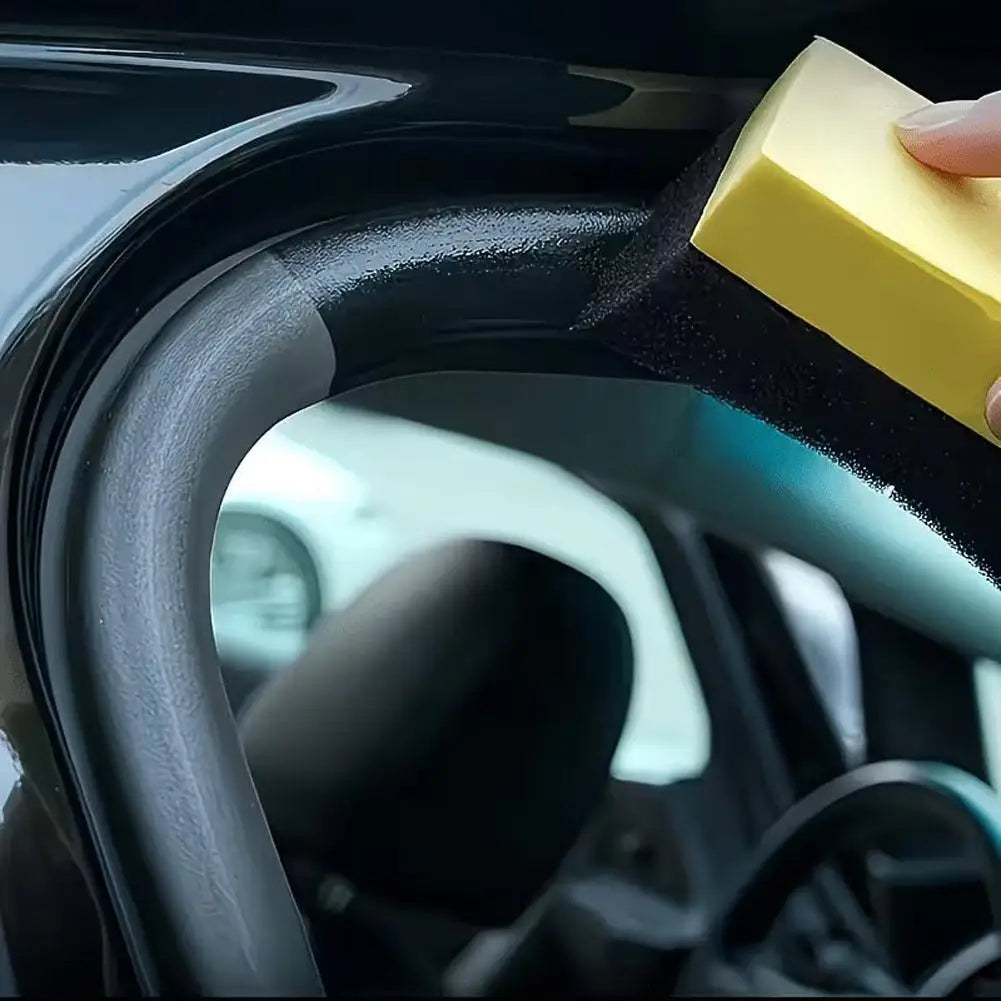 Instant Plastic Renovation Cream 50G/100G- Double Black Restorer for Car Interior Plastic & Leather, Restores Shine Instantly Peaceful Pleasures Health and Wellness
