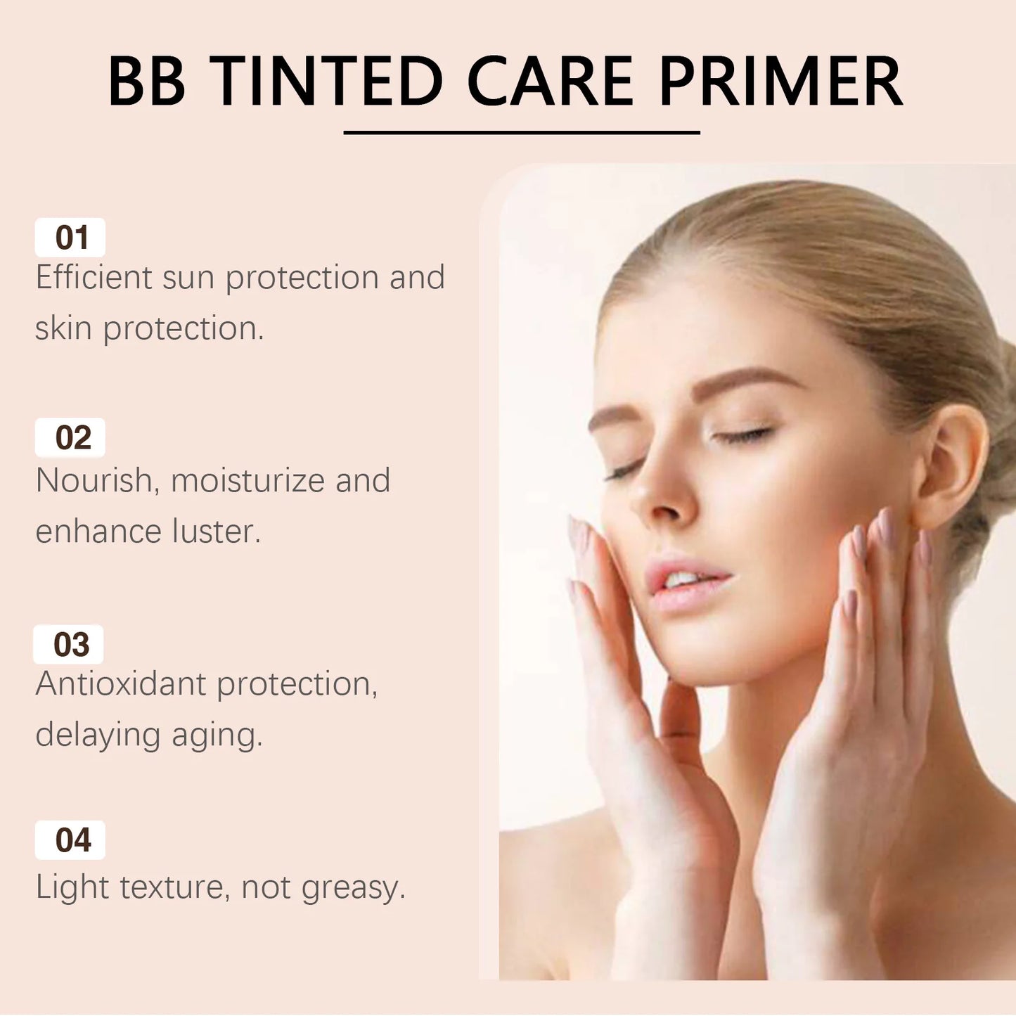 BB Cream SPF 30+ Tinted Moisturizer – Hydrating Full Coverage