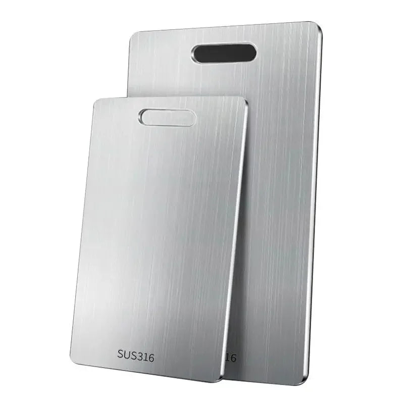 316 Stainless Steel Cutting Board – Reversible 2-in-1 Non-Slip Stainless Steel Cutting Board Peaceful Pleasures Health and Wellness A and B