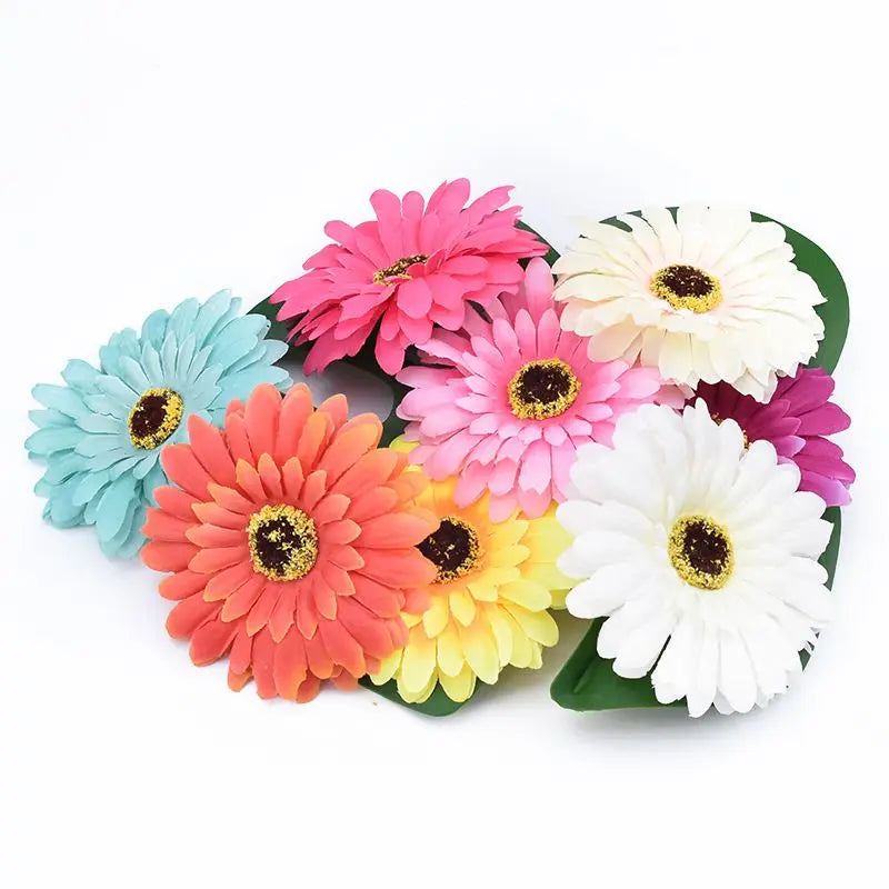 Silk Gerbera Artificial Flowers 10/20 Pcs – Wedding & Home Decor
