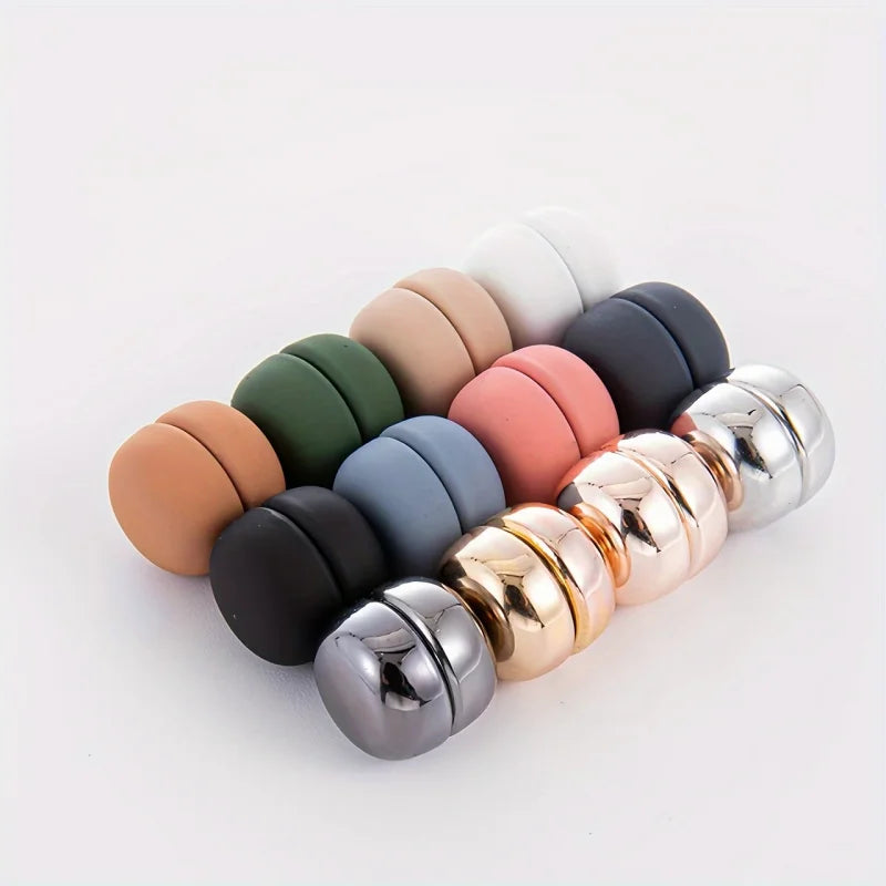 12pcs Magnetic Headscarf Pins – Colorful Stainless Steel Scarf Clips for Women Scarf Pin Peaceful Pleasures Health and Wellness