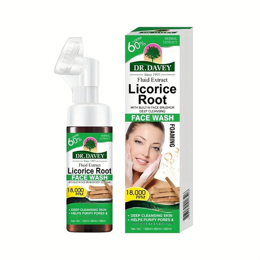 DR.DAVEY Licorice Bubble Mousse Facial Cleanser | Unisex Bubble Mousse Cleanser Oasis Select