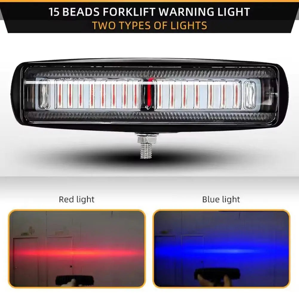 30W Forklift LED Warning Light | 15 LED Danger Zone Safety Lamp