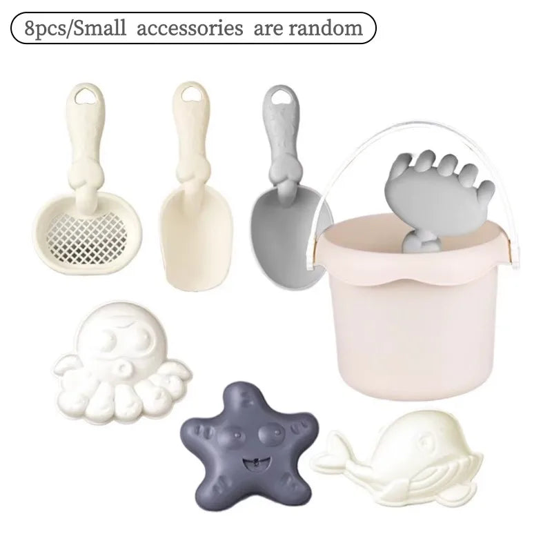 Kids Beach Toy Set – Bucket, Shovel, Rake & Watering Can