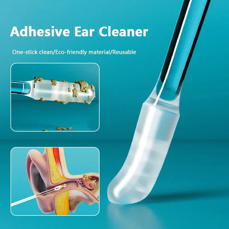 Sticky Ear Wax Remover Swabs – 24pc Disposable Kit