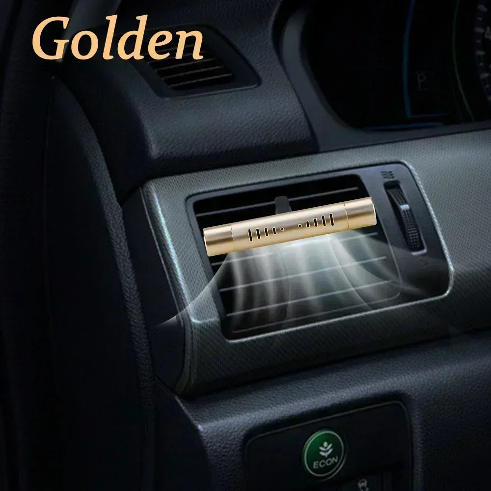 Car Fragrance Custom Vent Clip Cylindrical Essential Oil Car Diffuser Vent Clip with Refill Sticks for Auto Office Kitchen Peaceful Pleasures Health and Wellness