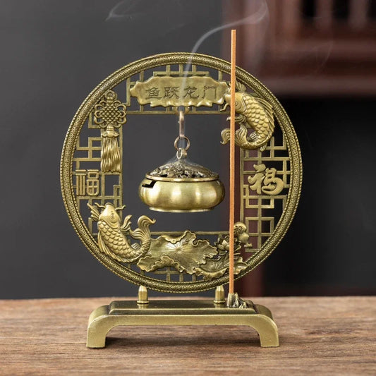 Creative Vintage Hollow Out Metal Incense Burner Holder Exquisite Hill Shape Incense Burner For Yoga Home tea ceremony ornaments Peaceful Pleasures Health and Wellness