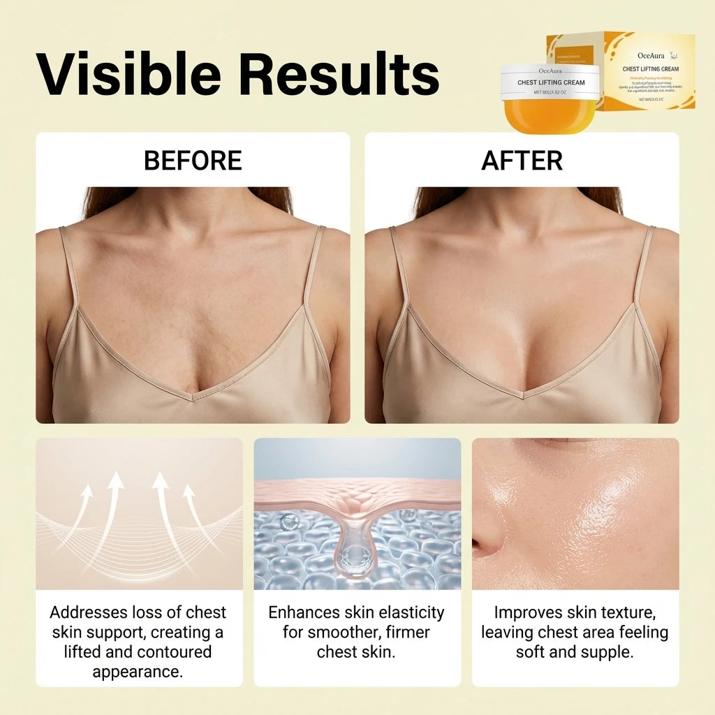 OceAura Chest & Décolletage Firming Cream 80g | Bust Care