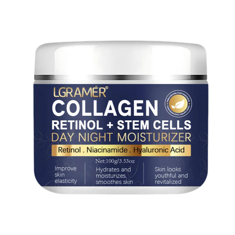 Retinol Lifting & Firming Face Cream – Collagen & Hyaluronic Acid Peaceful Pleasures Health and Wellness 100g