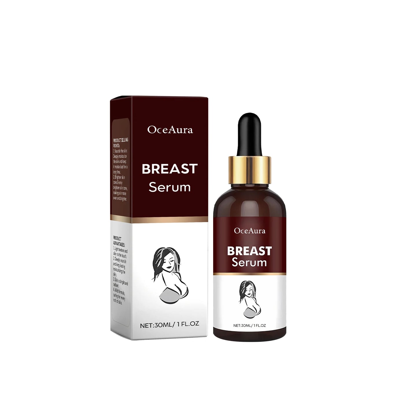 OceAura Breast Serum – Firming, Lifting & Brightening 30ml