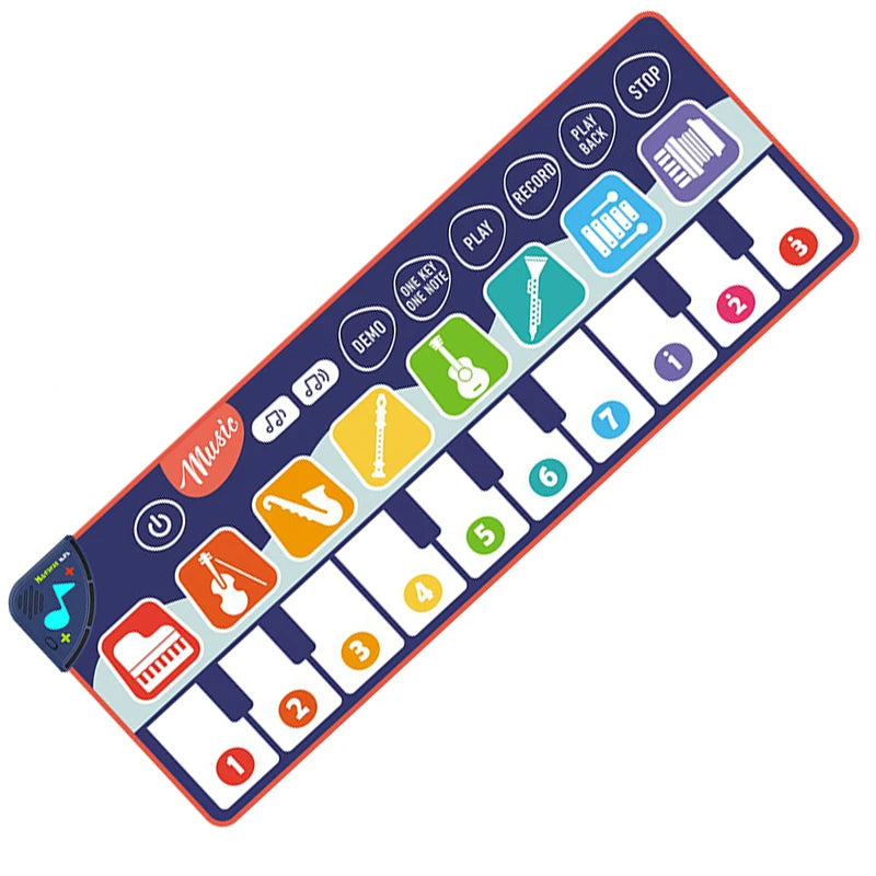 Cartoon Musical Mat Keyboard Piano Play Instruments Sounds