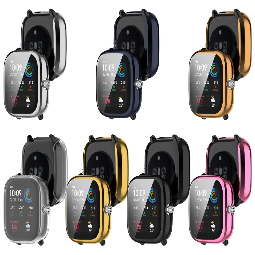 TPU Case & Screen Protector for Amazfit GTS 4 Mini