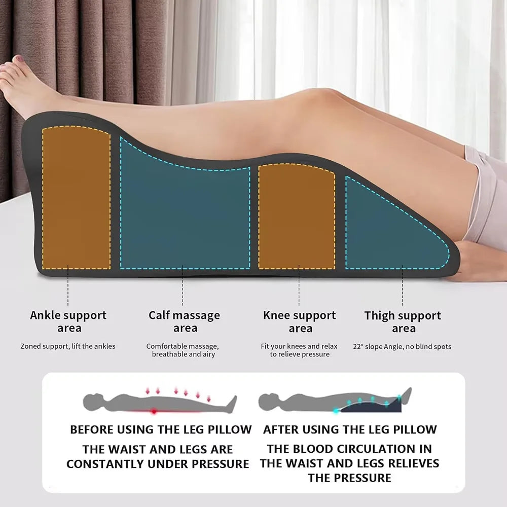Large Bed Multifunctional Ergonomic Wedge Pillow with New Prone Position for Reading Unique Curved Design with Washable Cover Peaceful Pleasures Health and Wellness