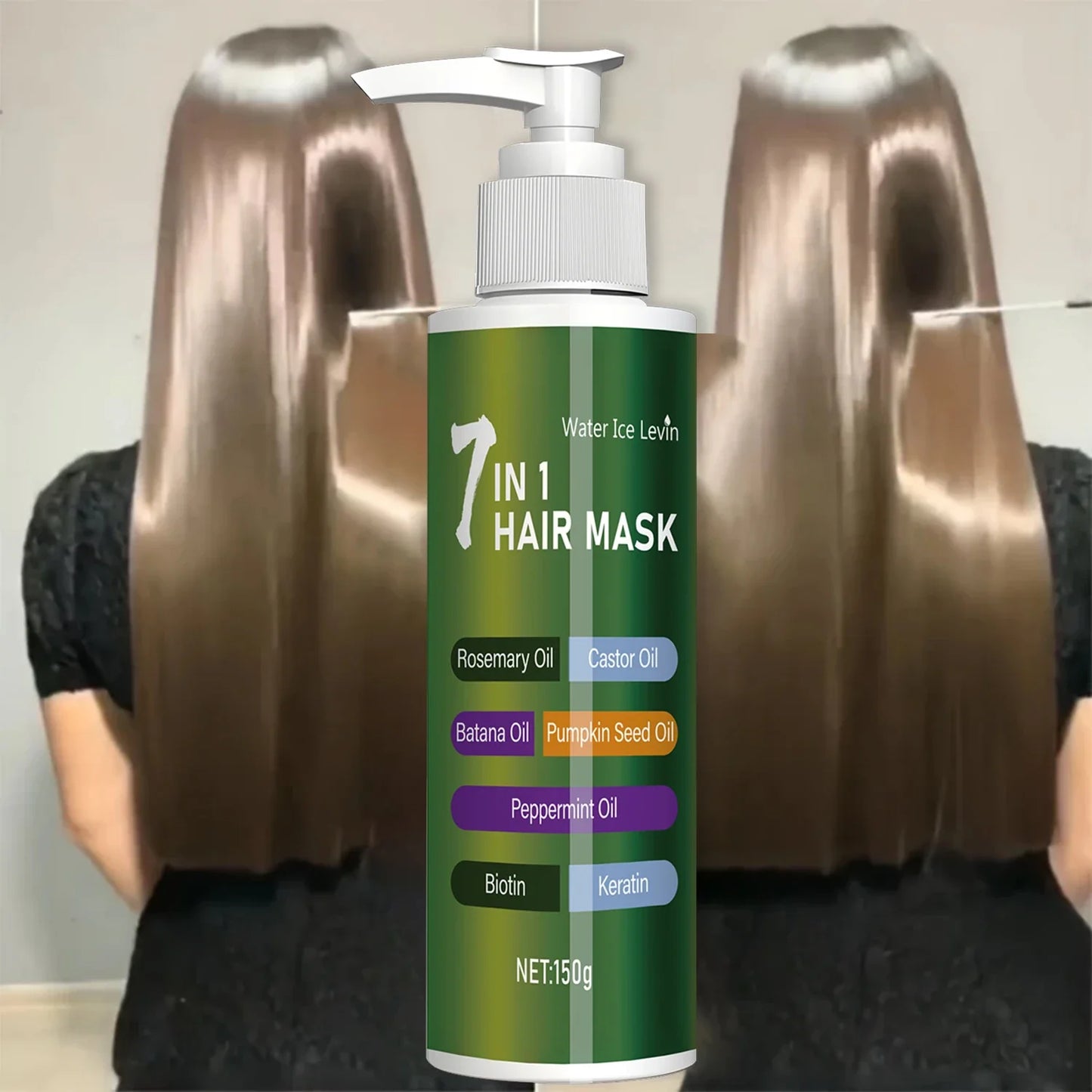 7-in-1 Deep Care Hair Mask – Rosemary Oil, Castor Oil & Biotin