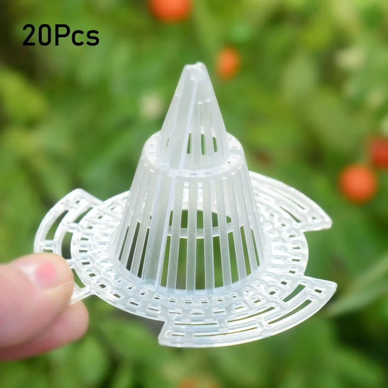 Conical Plastic Pot Drainage Filters – Root Protection (10/20 Pcs)