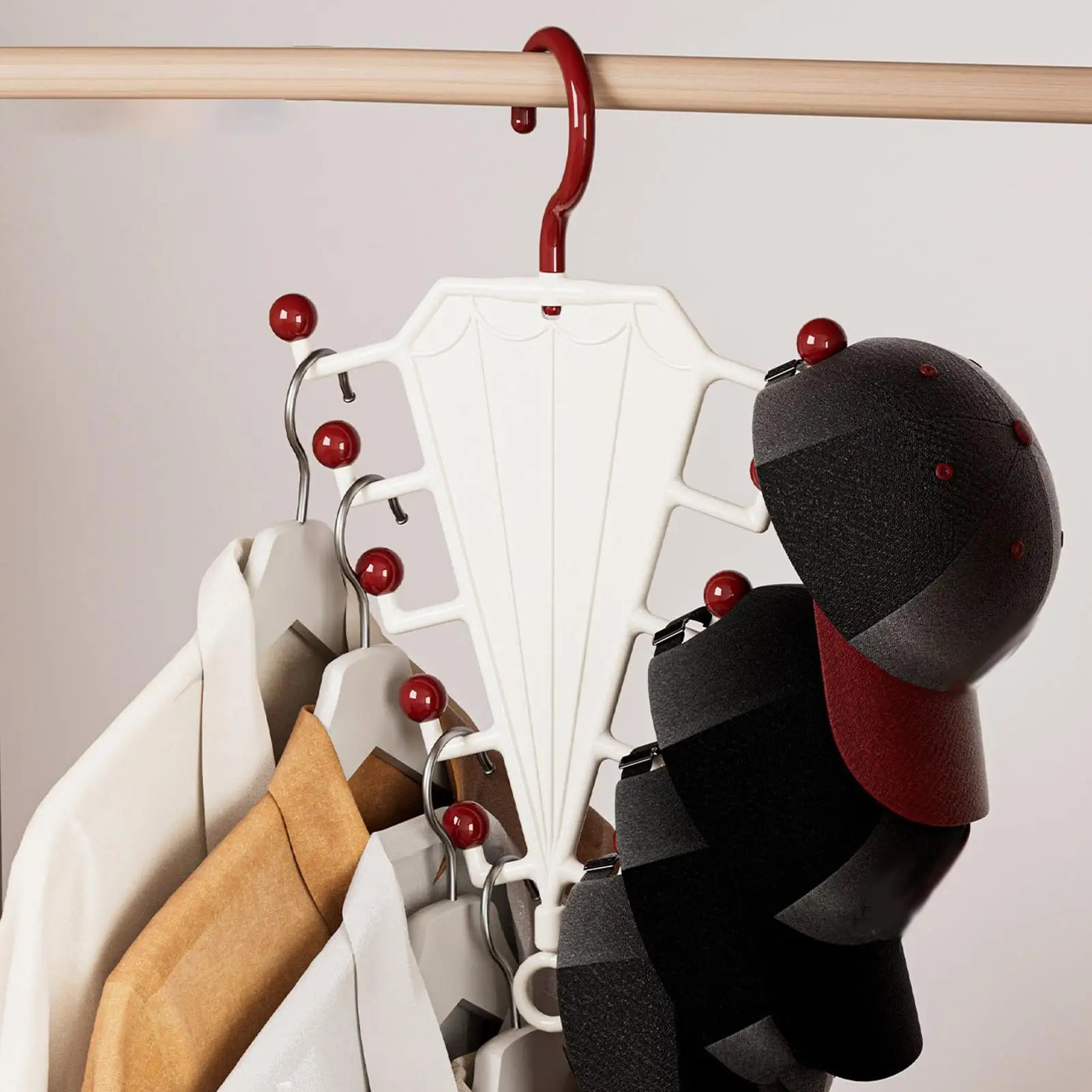 V-Shaped Space Saving Clothes Hanger Double-Sided Clothing Rack Organizer for Pants Skirts Suits Coats, Closet Wardrobe Dorm Peaceful Pleasures Health and Wellness