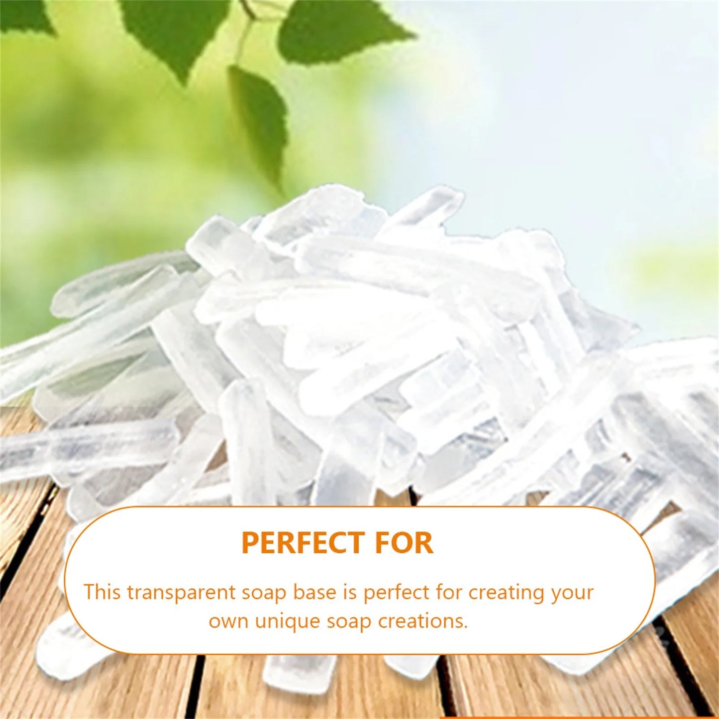Clear Glycerin Soap Base Organic Soap Making Diy Handmade Vegan Soap Melt Pour Soap Base Household Soap Production Tool Gifts Peaceful Pleasures Health and Wellness