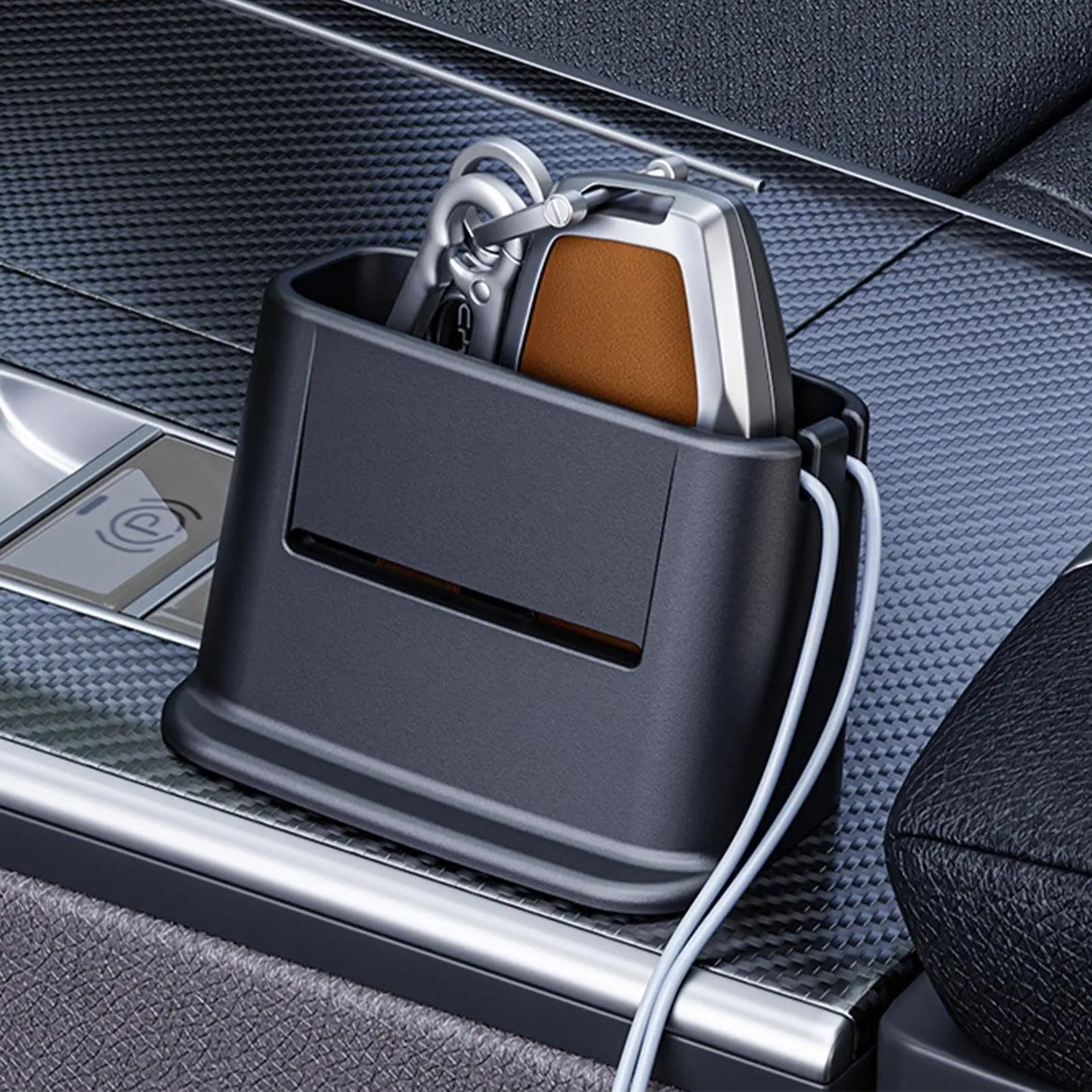 Car Dashboard Organizer – Storage Box for Phone, Keys & Cards