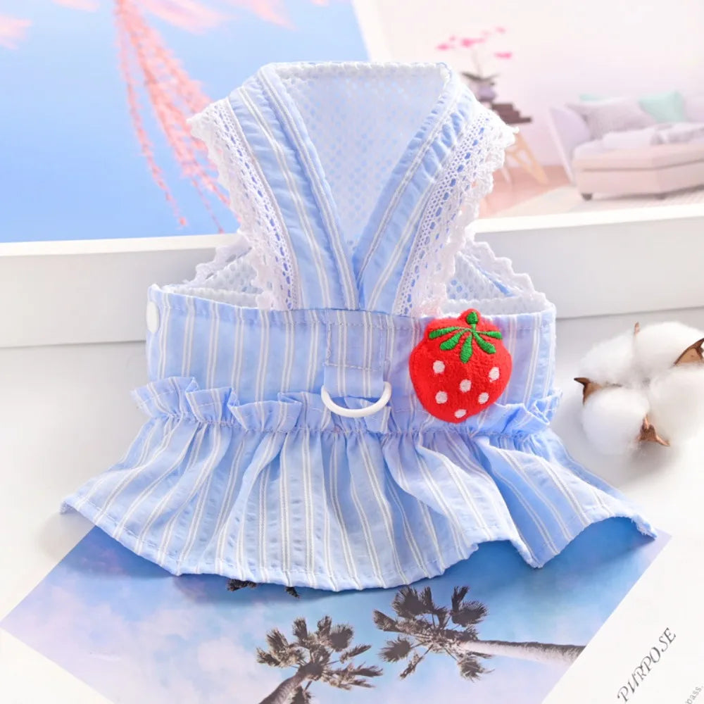 Cute Dog & Cat Princess Dress | Soft Breathable Summer Pet Skirt