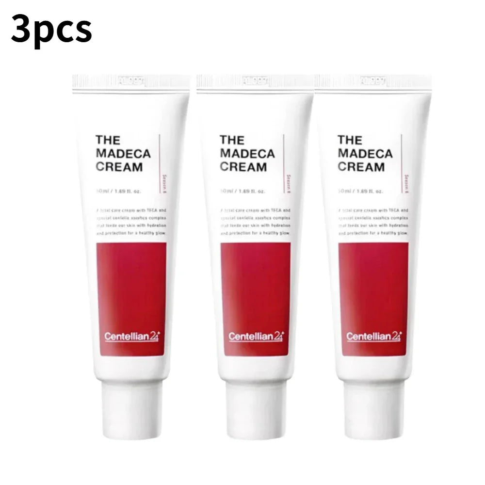 Korean 6th Generation Centellian 24 The Madeca Cream Active Whitening Antioxidant Moisturizer Fade Fine Line Hydrating Skin Care Peaceful Pleasures Health and Wellness 50ml 3pcs