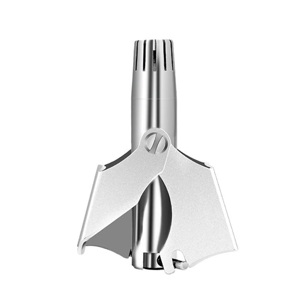 Manual Nose & Ear Hair Trimmer – Painless Washable Stainless Steel