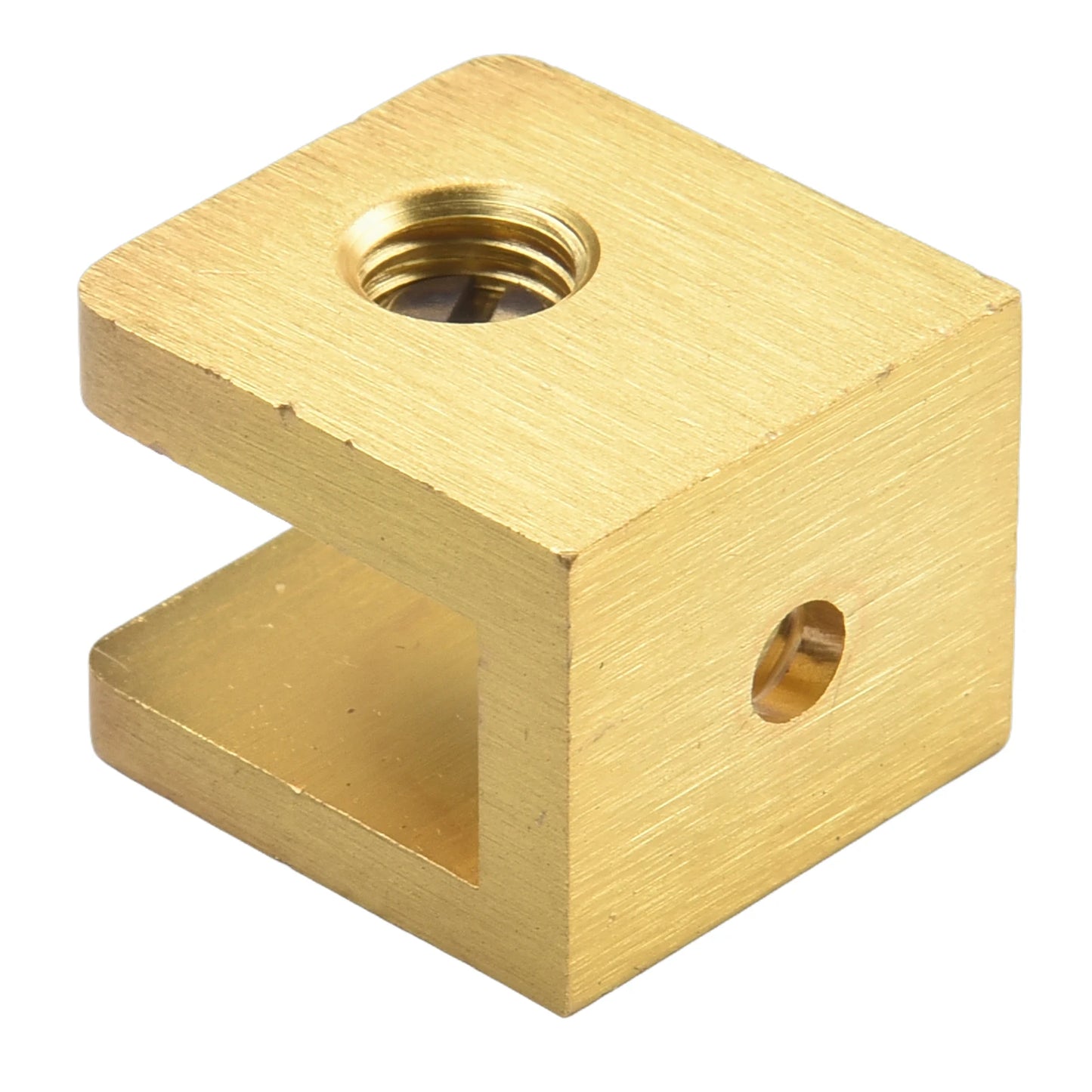 1 X Copper Gold Adjustable Glass Clip Holder Thick Support Bracket