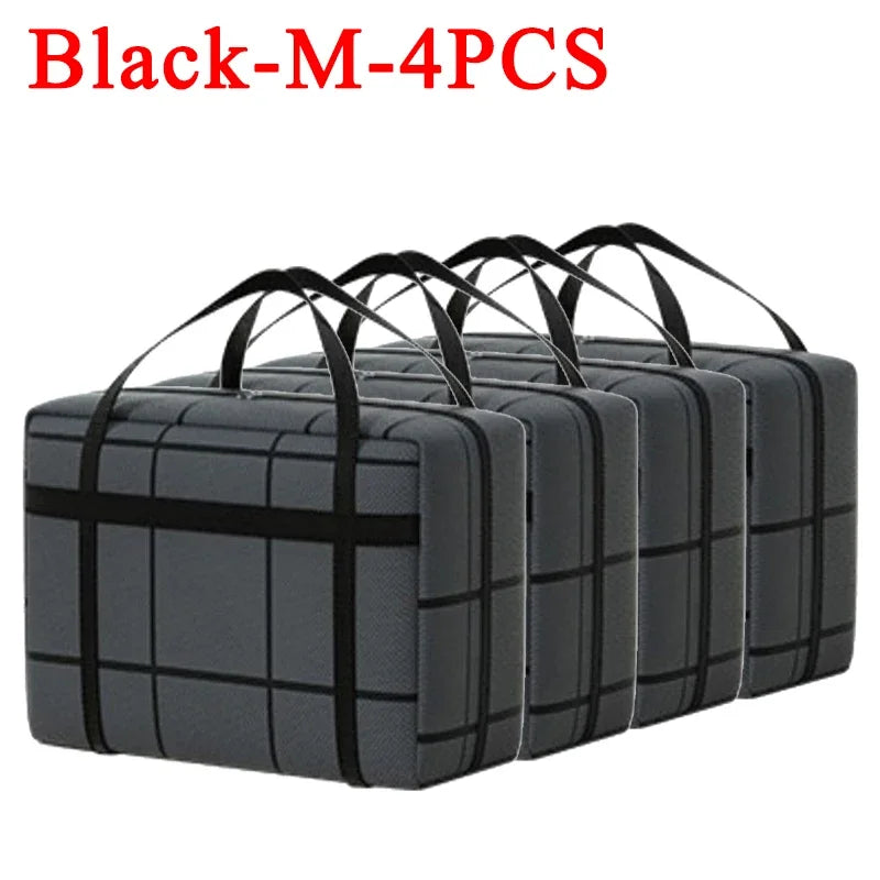 Large Capacity Quilt & Clothes Storage Bags | 1–4 Pack