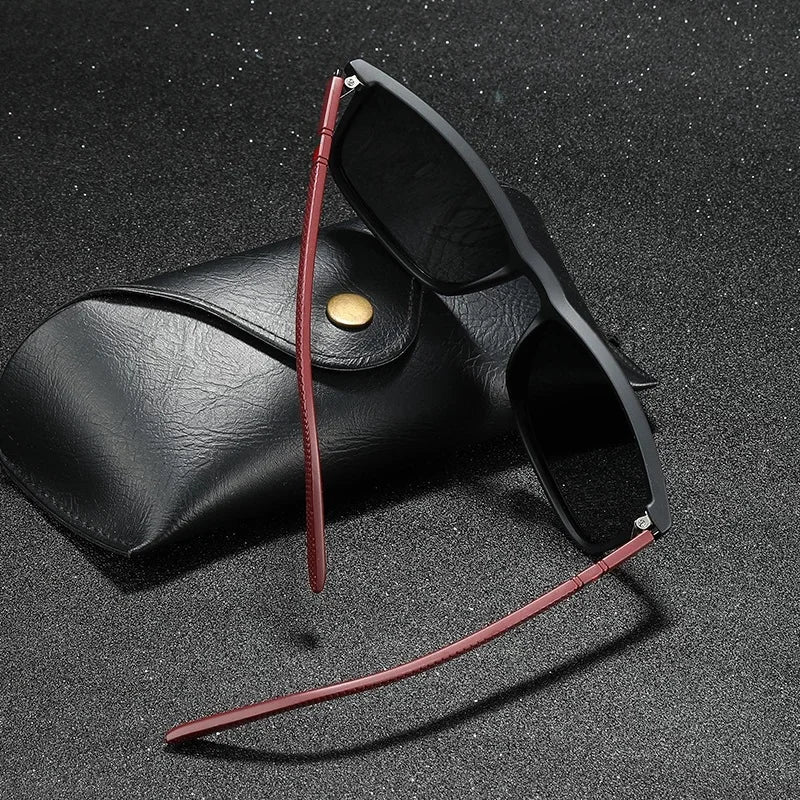 Luxury Square Vintage Polarized Cycling Sunglasses Men Women Fashion Travel Driving Fishing Sun Glasses Male Eyewear UV400 Peaceful Pleasures Health and Wellness