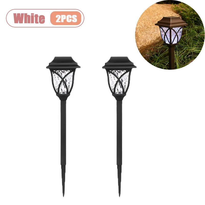 Waterproof Solar Lawn Spike Lights | Outdoor Garden Path Decor
