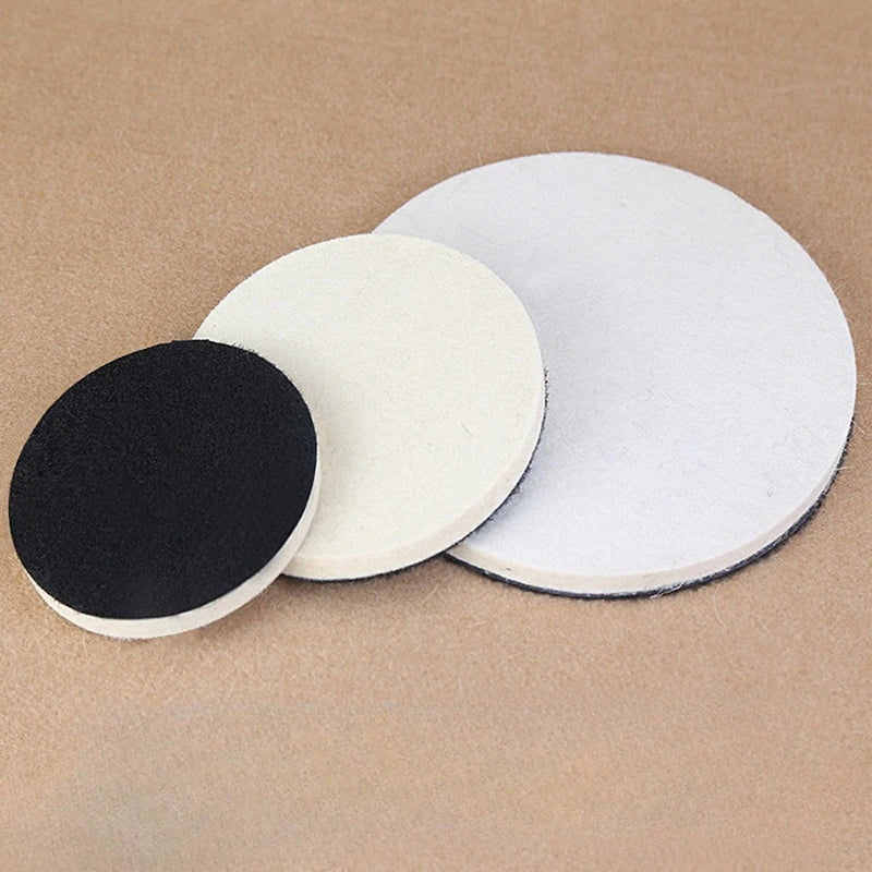 The Polishing Pad Made of Wool Felt Is Suitable for Glass and Stainless Steel Polishing Restoration and Grinding Pads Peaceful Pleasures Health and Wellness