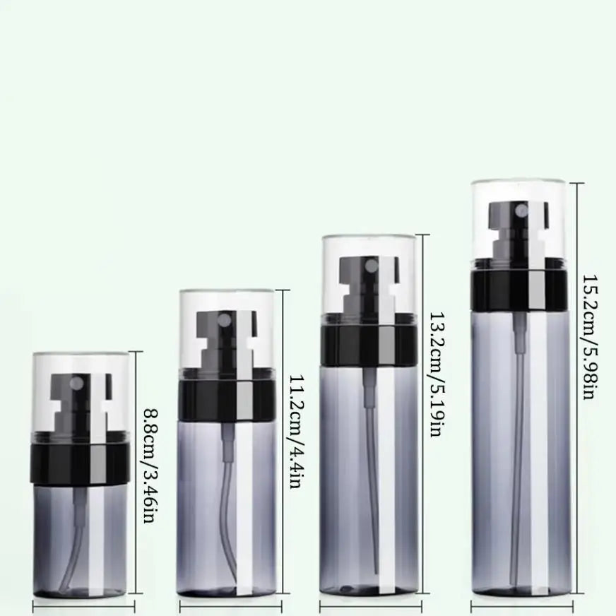 Ultrafine Mist Spray Bottle Refillable Travel Size for Skincare Alcohol Cleaning Face Portable Trigger Sprayer Empty Bottle Peaceful Pleasures Health and Wellness