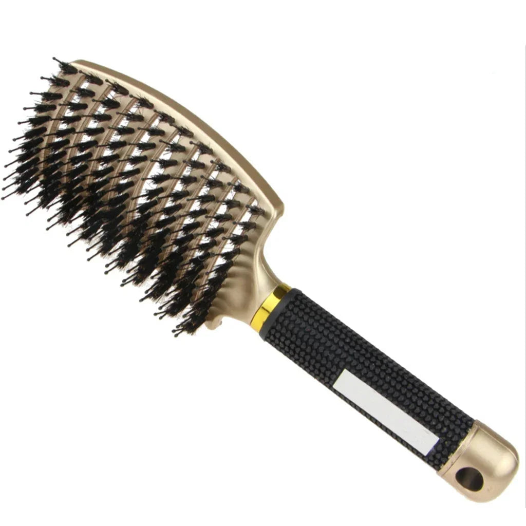 Original Hair Brush Magic Hair Comb Detangling Hair Brush Detangle Lice Massage Comb Women Tangle Hairdressing Salon 2023 Peaceful Pleasures Health and Wellness Gold