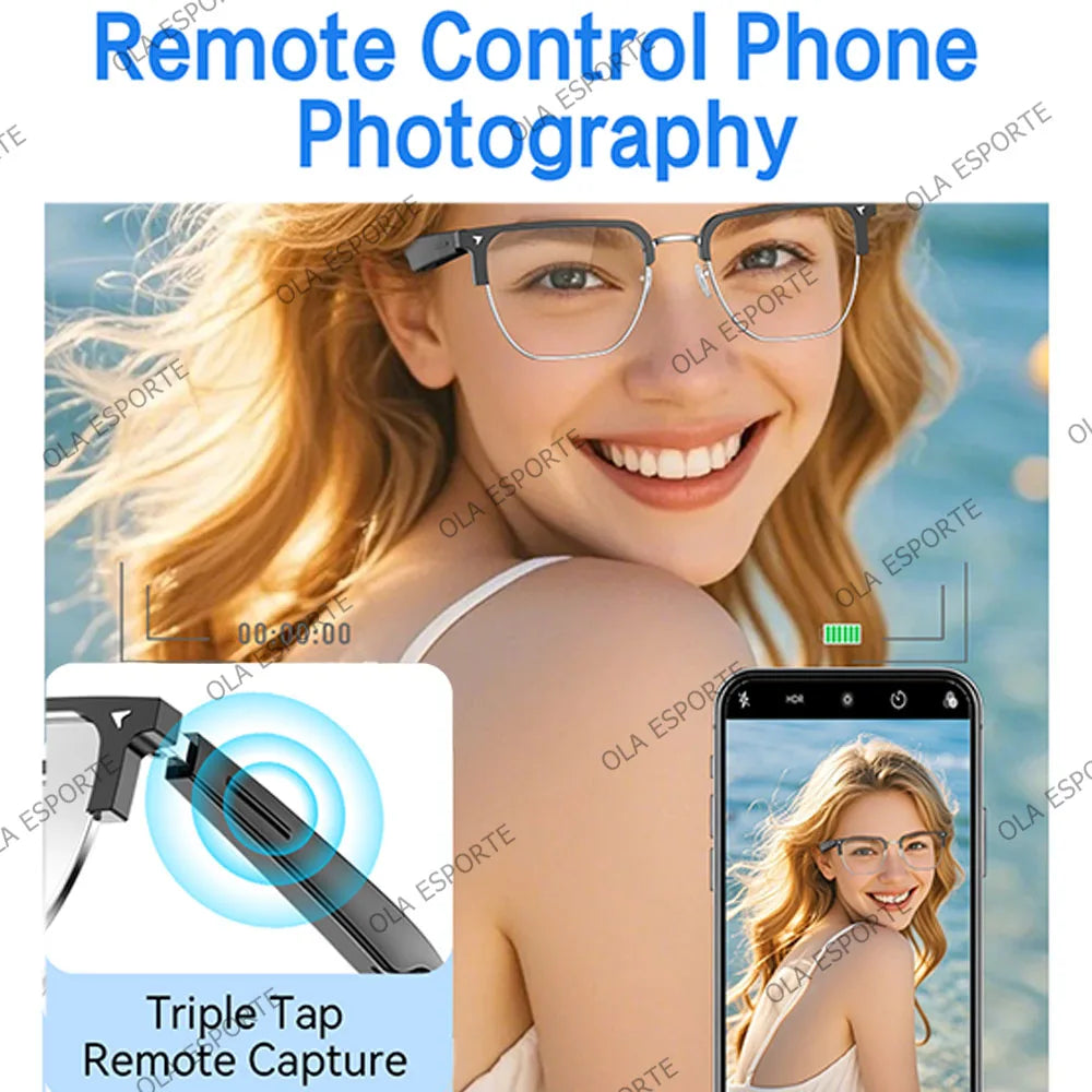 Smart Bluetooth Audio Sunglasses | Air Conduction Headset
