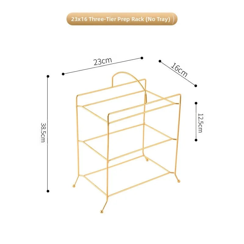 304 Stainless Steel Rectangular Barbecue Rack Portable Design
