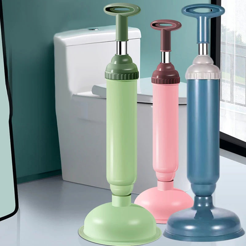 Toilet Plunger,Powerful High-pressure Drain Plunger Suction Cups,Toilet Unblocker Vacuum Plunger,Unblocker Suitable For Toilet Peaceful Pleasures Health and Wellness