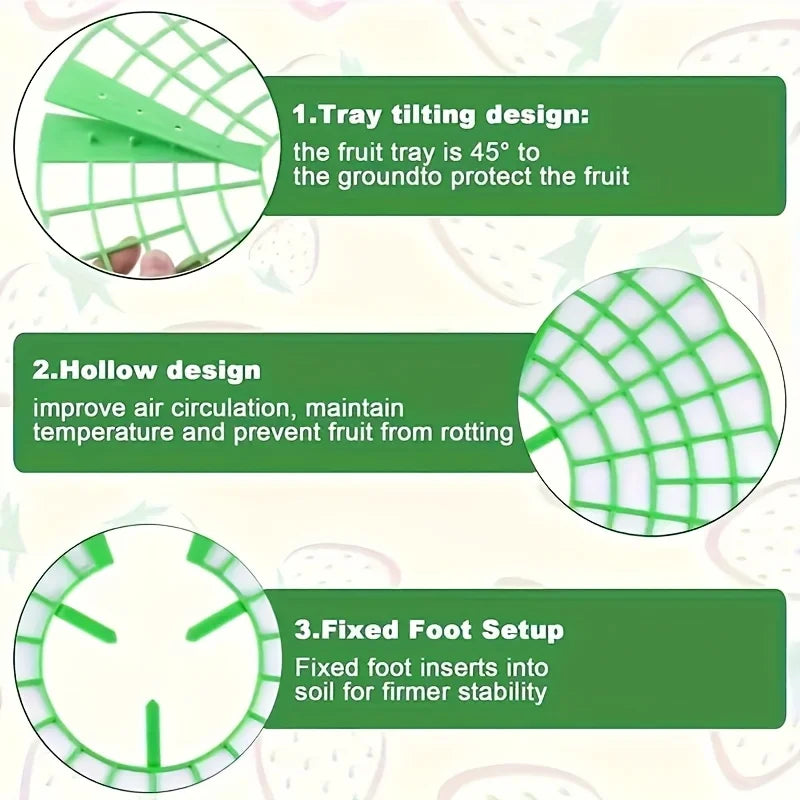 Strawberry & Watermelon Plant Support Frames – 5/10 Pack