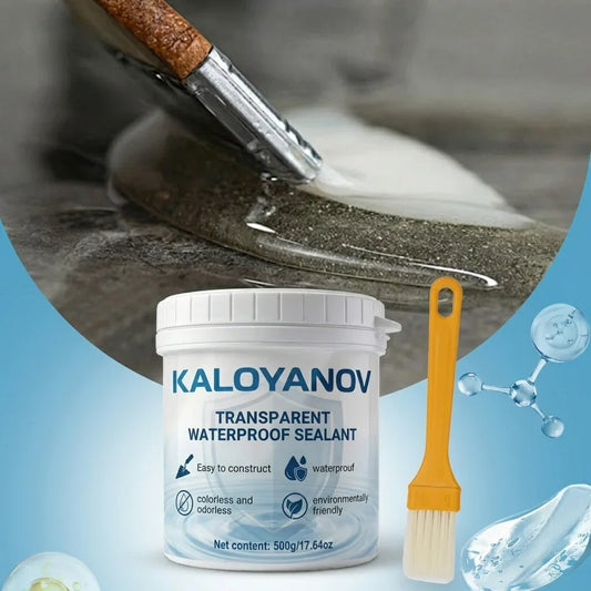 Transparent Waterproof Sealant & Brush – Roof, Bath & Wall Waterproof Sealant Oasis Select