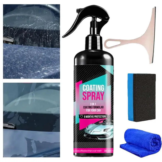 Coating Agent Spray Car Wax Renewal Agent Polish Coat Spray Quick Detailing Spray Polisher Refurbish Agent High Protection Coats Peaceful Pleasures Health and Wellness