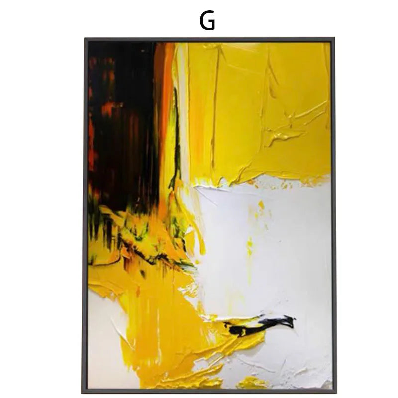 Handmade Abstract Oil Painting – Large Modern Canvas Wall Art Abstract Canvas Painting Peaceful Pleasures Health and Wellness G 120x80cm