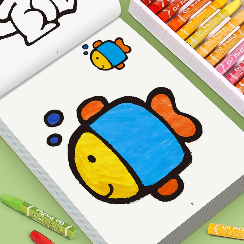 Children's Fun Coloring Book 32 Pages Different Themes Drawing 170