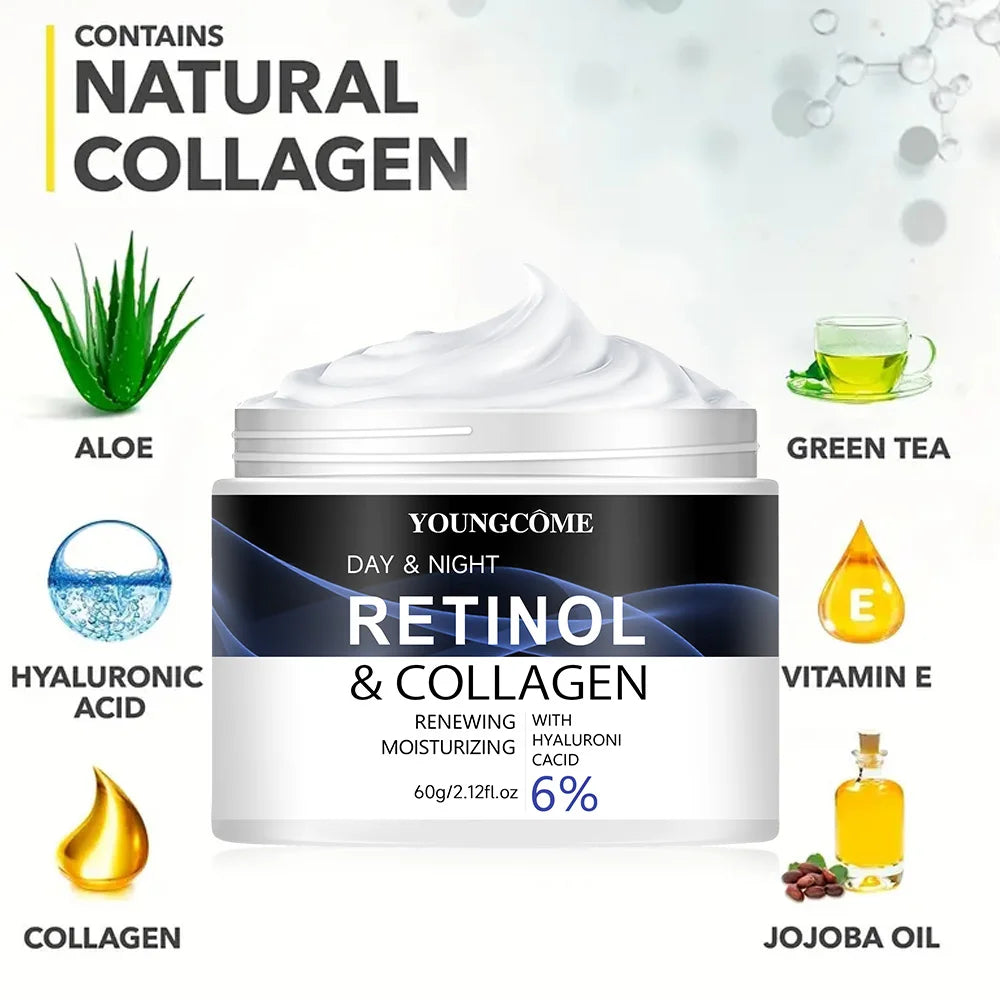 Retinol Face Cream Anti-wrinkle Moisturizing Brightening Hydrating Smooth Wrinkles Firming Facial Face Brighten Skin Skin Care Peaceful Pleasures Health and Wellness