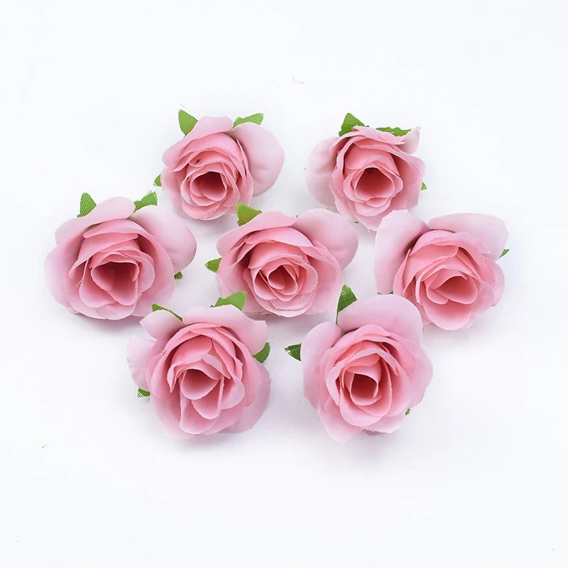 Silk Rose Bud Artificial Flowers – Wedding, Party & Home Decor Artificial Silk Flowers Peaceful Pleasures Health and Wellness color 3 50pcs